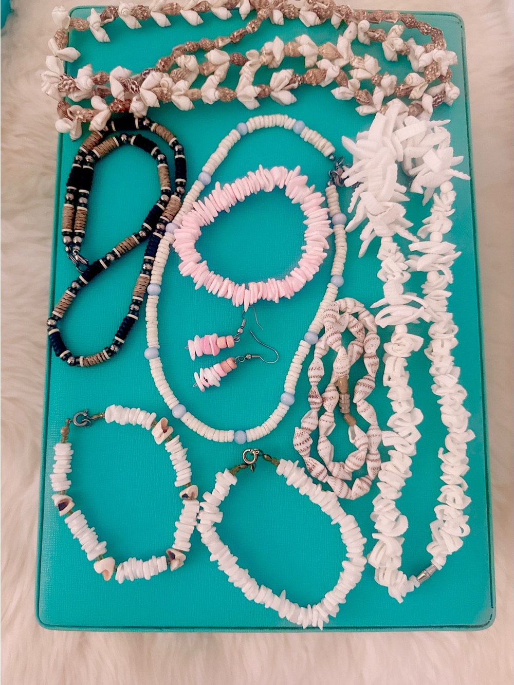 LOT of 9 Bohemian/sea shell Handmade Jewelry Set